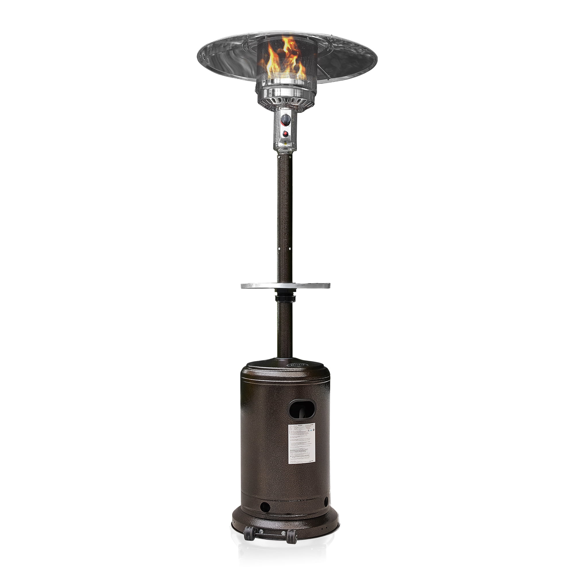 BELLEZE 48,000 BTU LP Propane Gas Outdoor Patio Heater Bronze