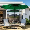thumbnail image 1 of BELLEZE 9 Foot Tilt Umbrella Crank to Open Fade Resistant Outdoor Patio Umbrella Anti UV Sun Shade Lawn Tilt, 1 of 7