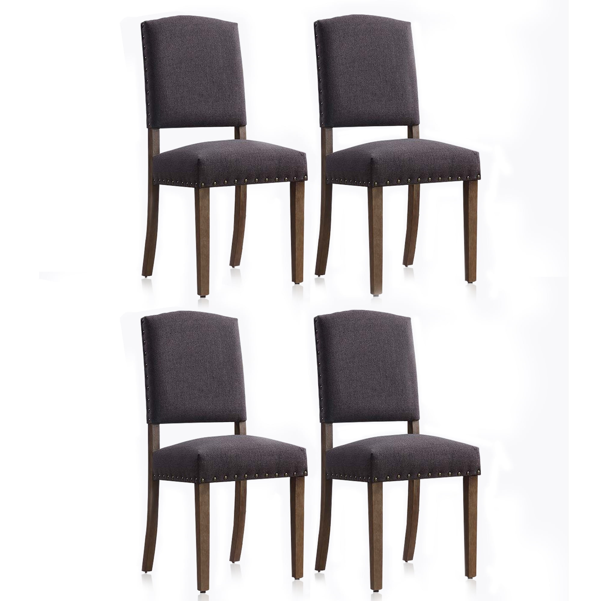 BELLEZE Dining Chairs, Set of 4 Kitchen Dining Room Chairs Upholstered
