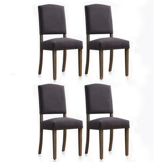 BELLEZE Dining Chairs, Set of 4 Kitchen Dining Room Chairs Upholstered
