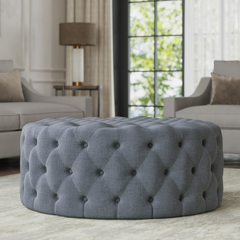 Button 2024 tufted ottoman
