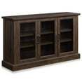 thumbnail image 1 of BELLEZE Modern Farmhouse Wood Sideboard Buffet - Liam (Dark Walnut), 1 of 7