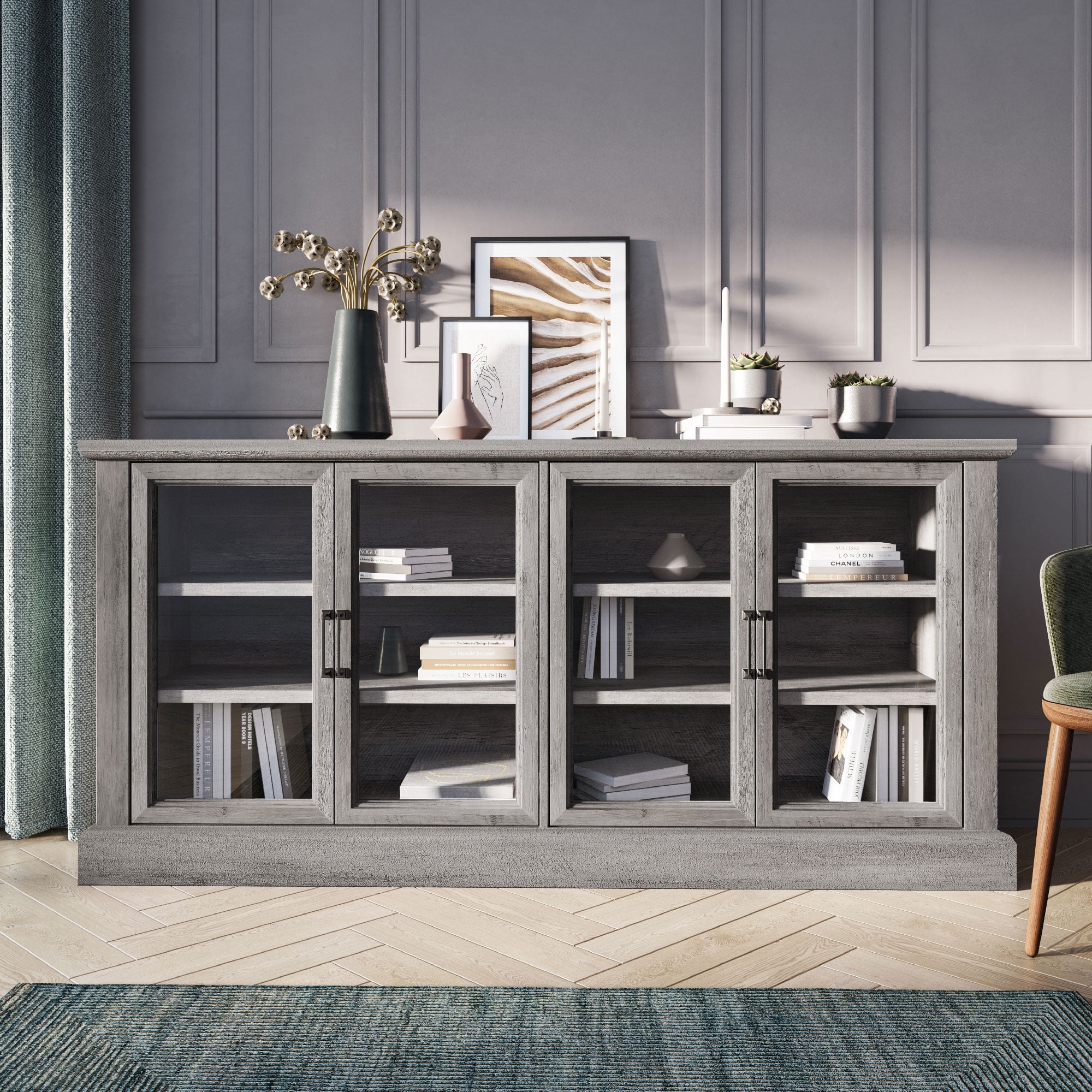 Modern gray sideboard deals