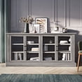 thumbnail image 1 of BELLEZE Modern Farmhouse Wood Sideboard Buffet - Liam (Gray Wash), 1 of 7
