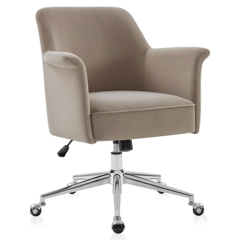 Home Decorators Beige Upholstered Office Chair MILLBERGET Swivel