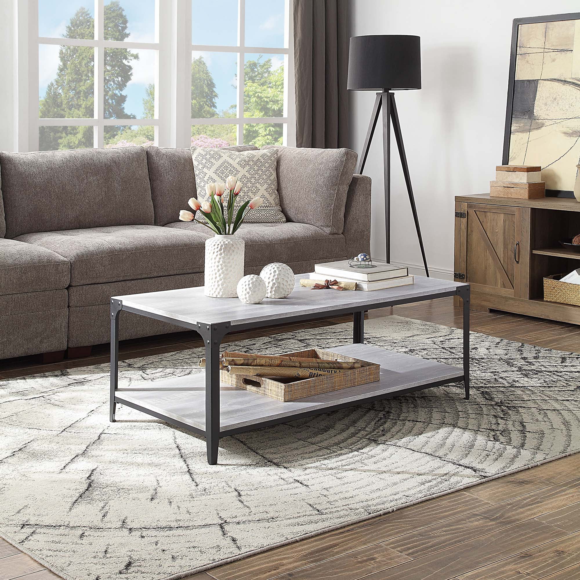 Stone grey 2024 coffee table