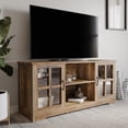 thumbnail image 1 of BELLEZE TV Stand Media Entertainment Center Console - Cori (Rustic Oak), 1 of 6