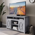 thumbnail image 1 of BELLEZE TV Stand Media Entertainment Center Console - Corin (Light Gray), 1 of 6
