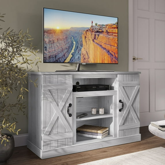 BELLEZE TV Stand Media Entertainment Center - Veropeso (Sargent Oak)