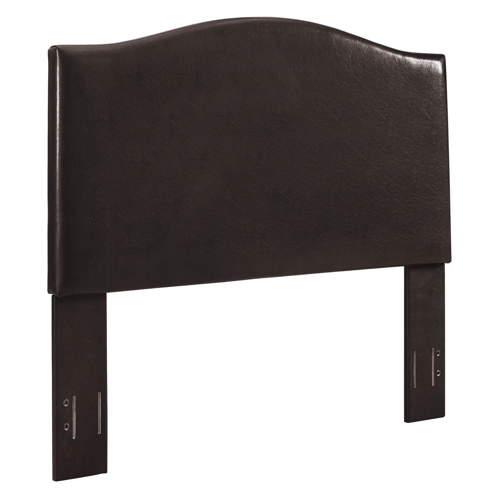 BELLINGHAM CAMELBACK UPHOLSTERED KING/CAL KING HEADBOARD IN BROWN