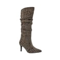thumbnail image 1 of Bellini Amp Mid High Heel Women Boot In Gold Multi Leopard, 1 of 5