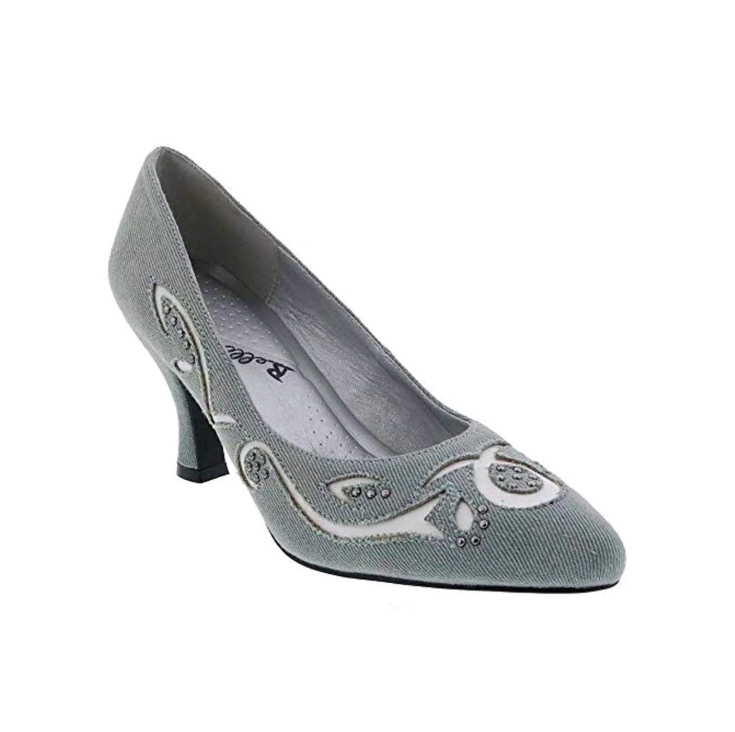 Bellini Cici Women Slip on Dress Shoes In Blue Textile
