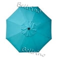 thumbnail image 1 of BELLRINO DECOR Replacement LAKE BLUE " STRONG & THICK " Umbrella Canopy for 9ft 8 Ribs (Canopy Only), 1 of 2