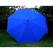 BELLRINO DECOR Replacement ROYAL BLUE " STRONG & THICK " Umbrella Canopy for 9ft 8 Ribs Canopy Only