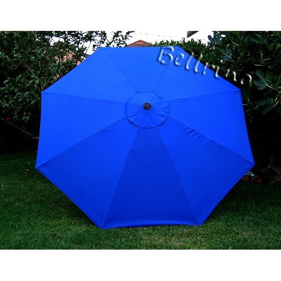 BELLRINO DECOR Replacement ROYAL BLUE " STRONG & THICK " Umbrella Canopy for 9ft 8 Ribs (Canopy Only)