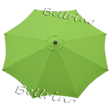 Bellrino 9 Ft Patio Umbrella Canopy Replacement Cover – Green, 6 Ribs, Water Resistant