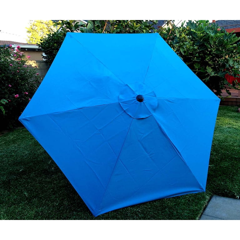 7 ft patio umbrella replacement canopy 6 ribs Bellrino Decor Strong & Thick Patio Outdoor Cover Top for 7.5ft 6 Ribs Umbrella