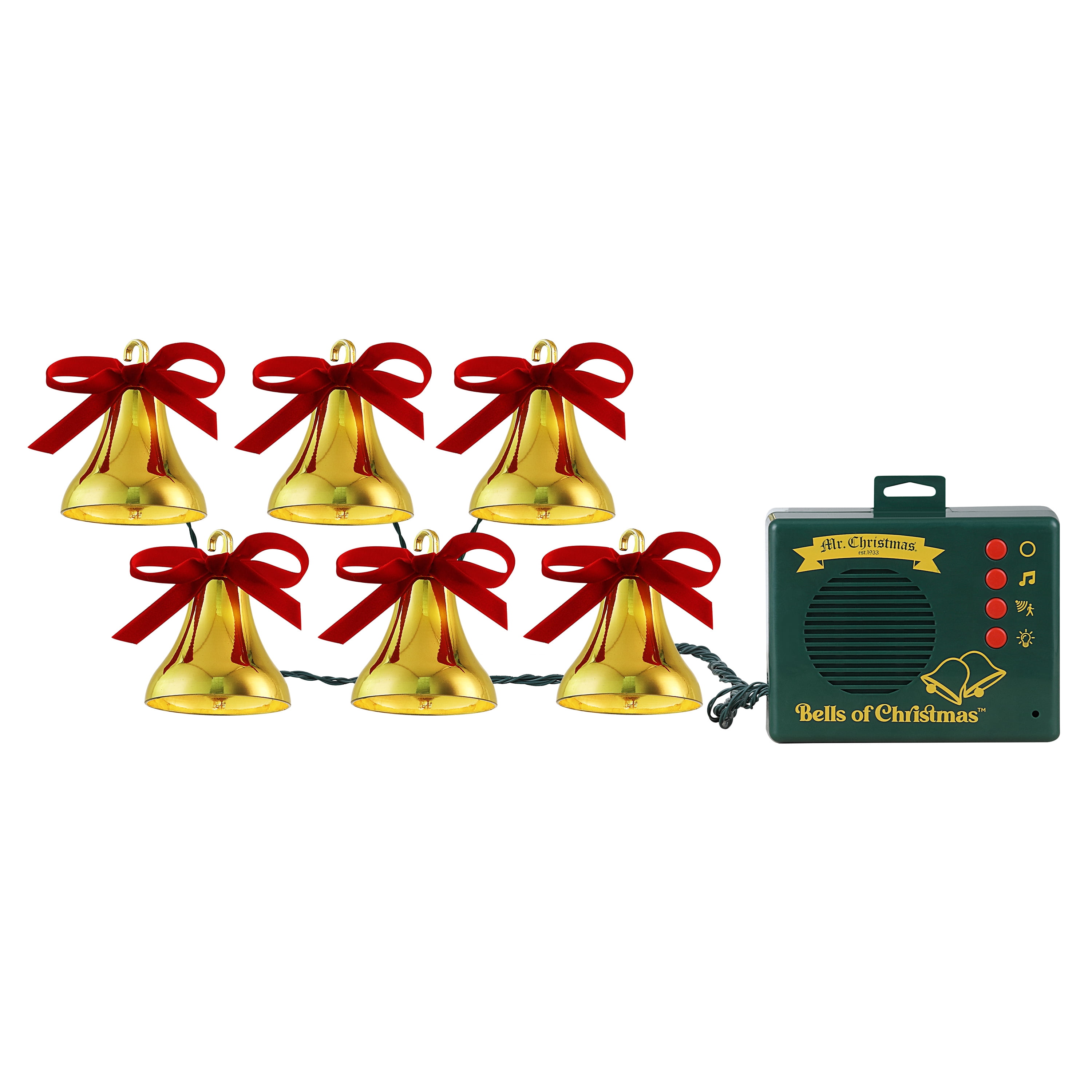 Mr.Christmas Grand Bell ディスクベルオルゴール 6ベル Mr. Christmas Bells of Christmas, Gold - Walmart.com