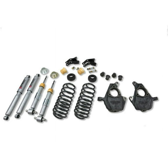 BELLTECH (KW AUTOMOTIVE) 753SP WITH SP SHOCKS LOWERING KIT Fits select: 2007-2009 GMC YUKON XL DENALI, 2011 CHEVROLET SUBURBAN K1500 LT