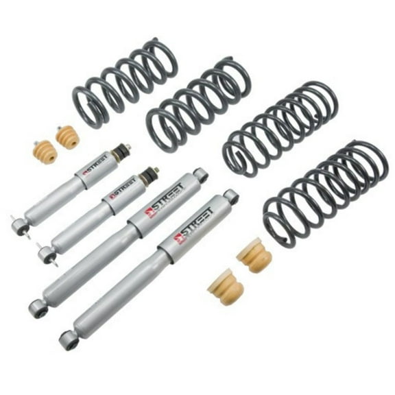 BELLTECH (KW AUTOMOTIVE) 964SP 09-13 RAM 1500 2wd STD CAB 2IN FRONT/4IN REAR LOWERING KIT W/SP SHOCKS