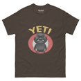 thumbnail image 1 of BELLYMONK Men's Yeti T-Shirt (Size: S-XL) (Colors: Dark Chocolate, Military Green, Natural, Ash & White), 1 of 1