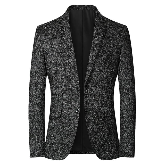 BELLZELY Blazers for Men Big and Tall Clearance Men's Single-breasted ...