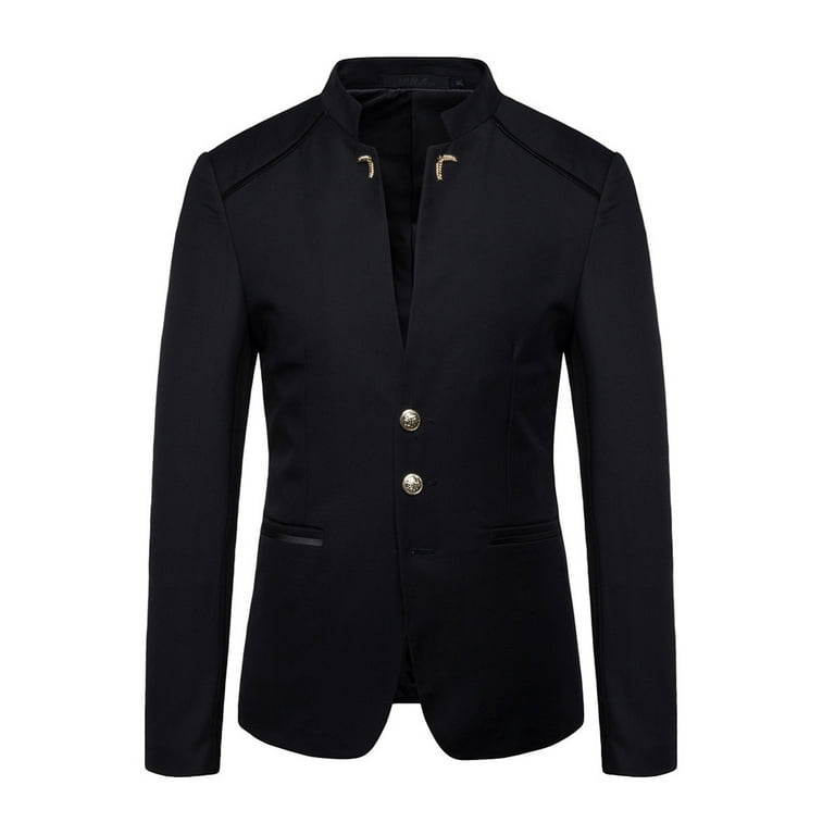 BELLZELY Blazers for Men Big and Tall Clearance Men s Spring Fashion Casual Suit Button Decorative Suit Coat Walmart