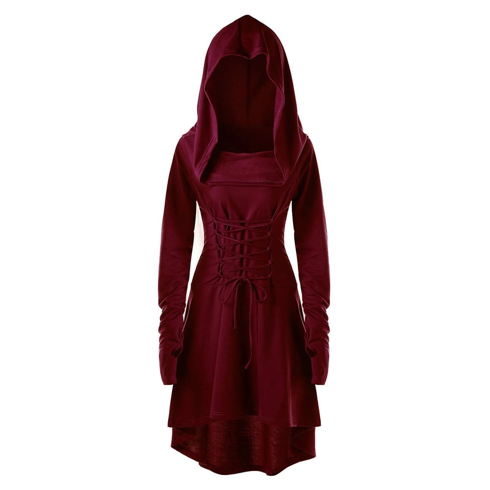 QIPOPIQ Clearance Dresses for Women Summer Costumes Lace Hooded