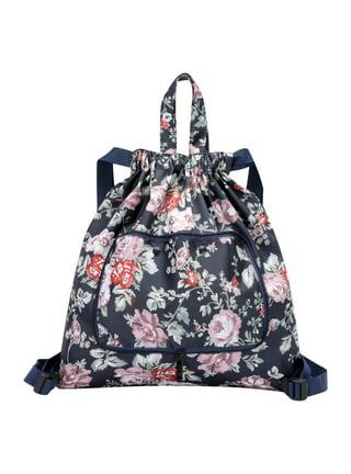 NWT Juicy Couture Floral Backpack Inside And Outside Pockets Lightweight