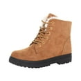 thumbnail image 1 of BELLZELY Wide Width Women Shoes Clearance Snow Boots Women's Casual Boots Winter Flat With Cotton Short Boots Women's Cotton Shoes, 1 of 6