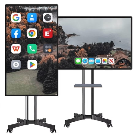 BELNET 49 Inch Smart TV 4K UHD Android TV with Smartboard Multi-Touch Living Room Home Theater (Wall-Mounte)