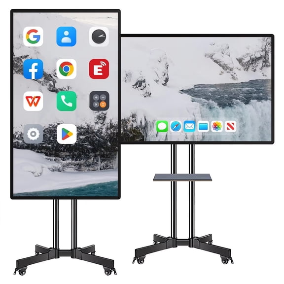 BELNET 49'' Smart Board Touch Android-Powered Wireless casting Interactive Whiteboard for Video Conferencing & Team Collaboration(Include Wall Mount)