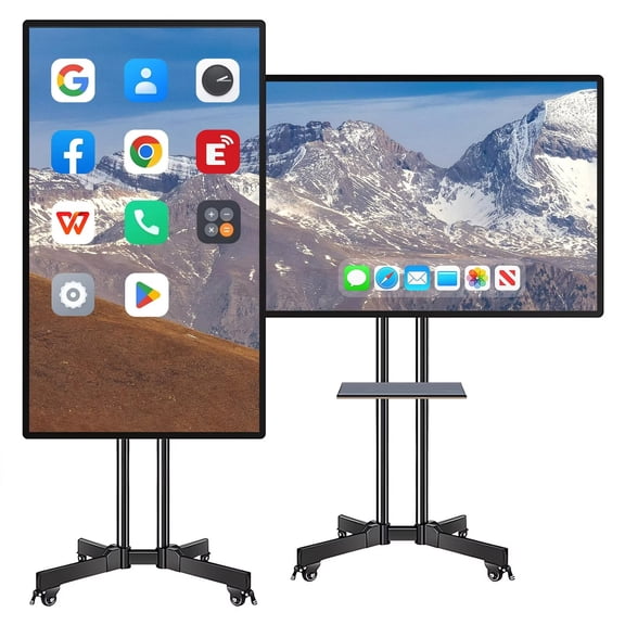 BELNET 49'' Smart Board Touch Portable Conference Display with E-Beam Tracking Android Interactive & Remote Learning Support(Include Wall Mount)