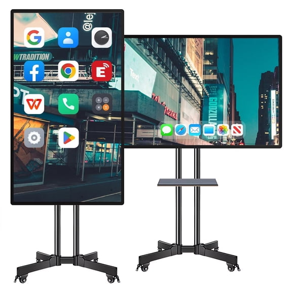 BELNET 49'' Smart Board Wireless Screen Mirroring Android Interactive Whiteboard for Classroom & Business Meetings(Include Wall Mount)