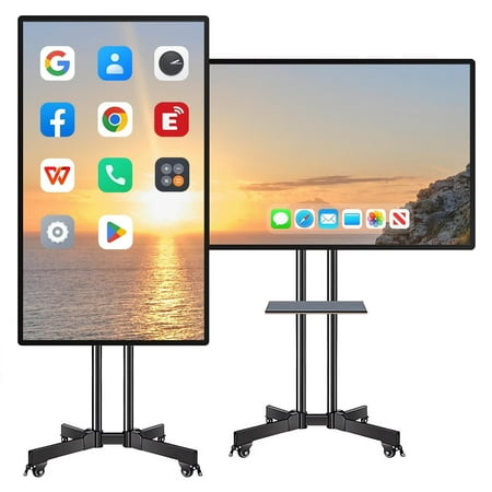 BELNET 49" Smart TVs 2K Pro Touch Interactive Wireless Presentation Screen QR Sharing for Classroom Office(Include Wall Mount)