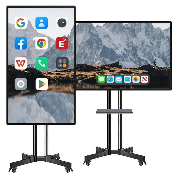 BELNET 49'' Smart TVs Touch Portable Conference Display with E-Beam Tracking Android Interactive & Remote Learning Support