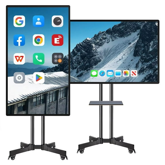 BELNET 49''Smart Whiteboard 4K Interactive Display IR Touchscreen Android Mirroring for Home, Meetings & Education