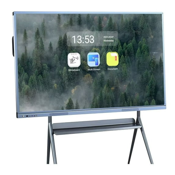BELNET 55" 4K IR Touch Smart Board Dual OS Android Control & Wireless Casting for Classroom, Research Institute and Presentation
