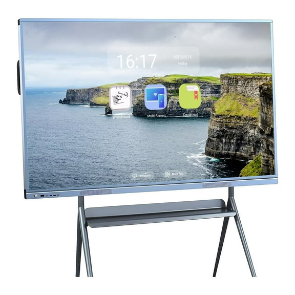 BELNET 55'' 4K UHD Interactive Whiteboard, Smart Board, All in One Smartboard for Office, Digital Smart Whiteboard Built in Dual System for Classroom