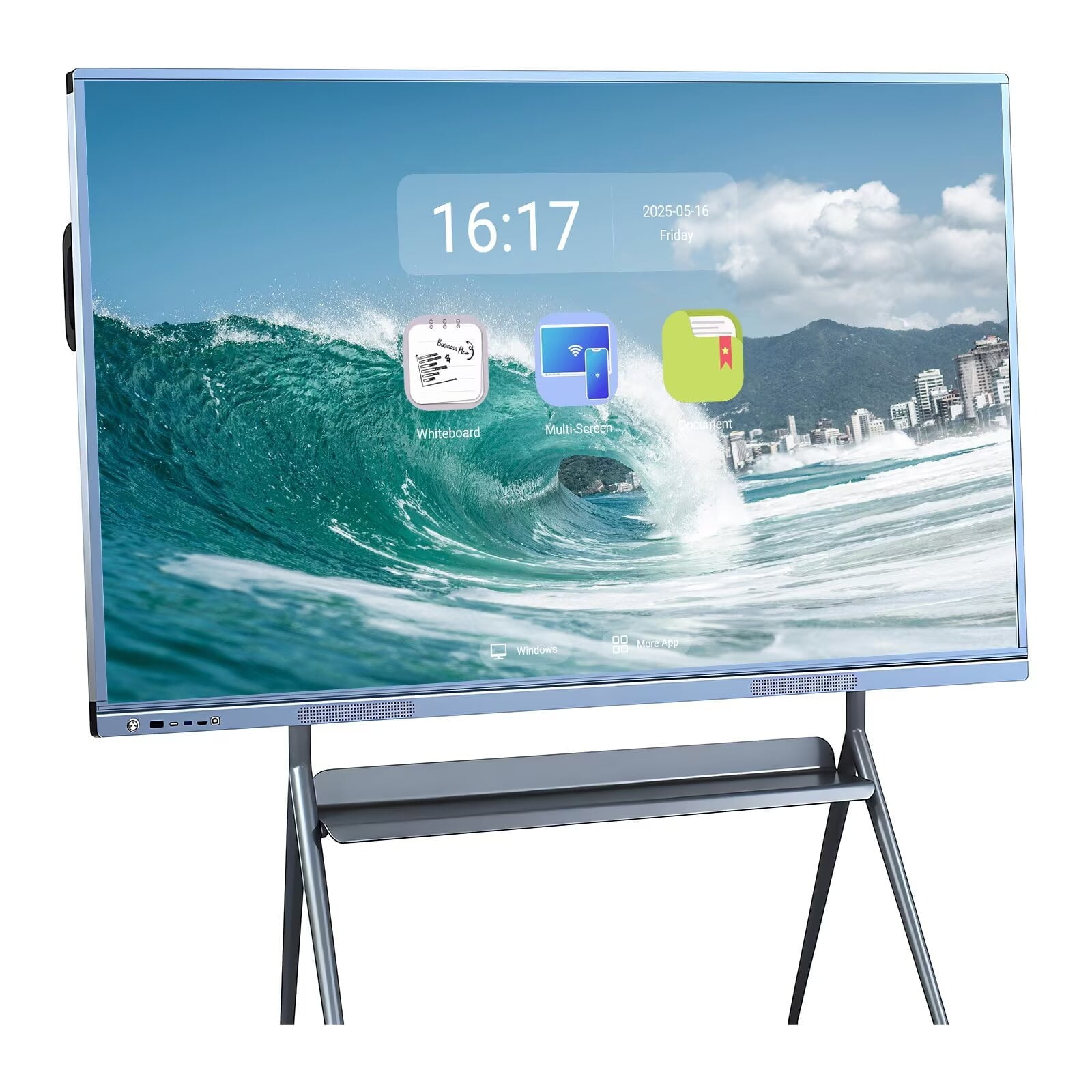 BELNET 55'' Digital Smart Whiteboard, Smart TVs, 4K UHD Interactive Whiteboard,&nbsp; All in One Smartboard for Office Built in Dual System for Classroom