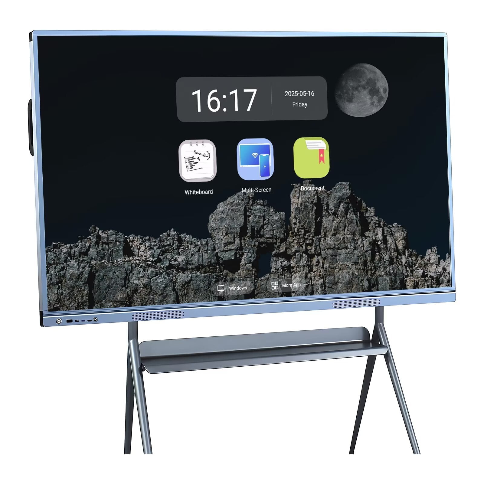 BELNET 55 Inch 4K UHD Smart TV Controls Dual OS System & Multi-Touch for Bedroom/Office Setup​(Include Wall Mount)