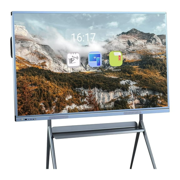 BELNET 55'' 4K Smart Board IR Touch Dual System Interactive Electronic Whiteboard for Classroom & Office