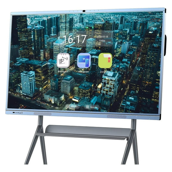 BELNET 65''4K UHD Interactive Whiteboard, Smart TVs, All in One Smartboard for Office, Digital Smart Whiteboard Built in Dual System for Classroom