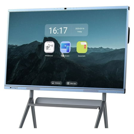 BELNET 65" Conference Smart Interactive Board IR Touch+Wireless Projection for Stock Exchanges, Classroom and Office(Include Wall Mount)