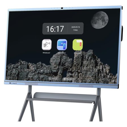 BELNET 65 Inch 4K UHD Smart TV Controls Dual OS System & Multi-Touch Built In Camera for Bedroom/Office Setup(Include Wall Mount)