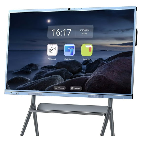 BELNET 65 Inch Smart Board Portable Wireless Whiteboard for Presentations, Retail Signage & Remote Learning​4k Monitor