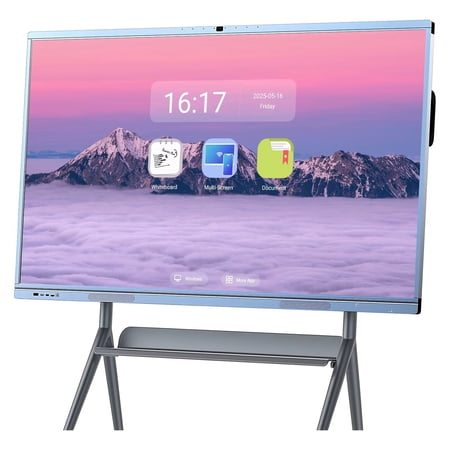 BELNET 65 Inch Smart TV 4K UHD Android TV with Dual OS System Built In Camera Multi-Touch Living Room Home Theater(Include Wall Mount)