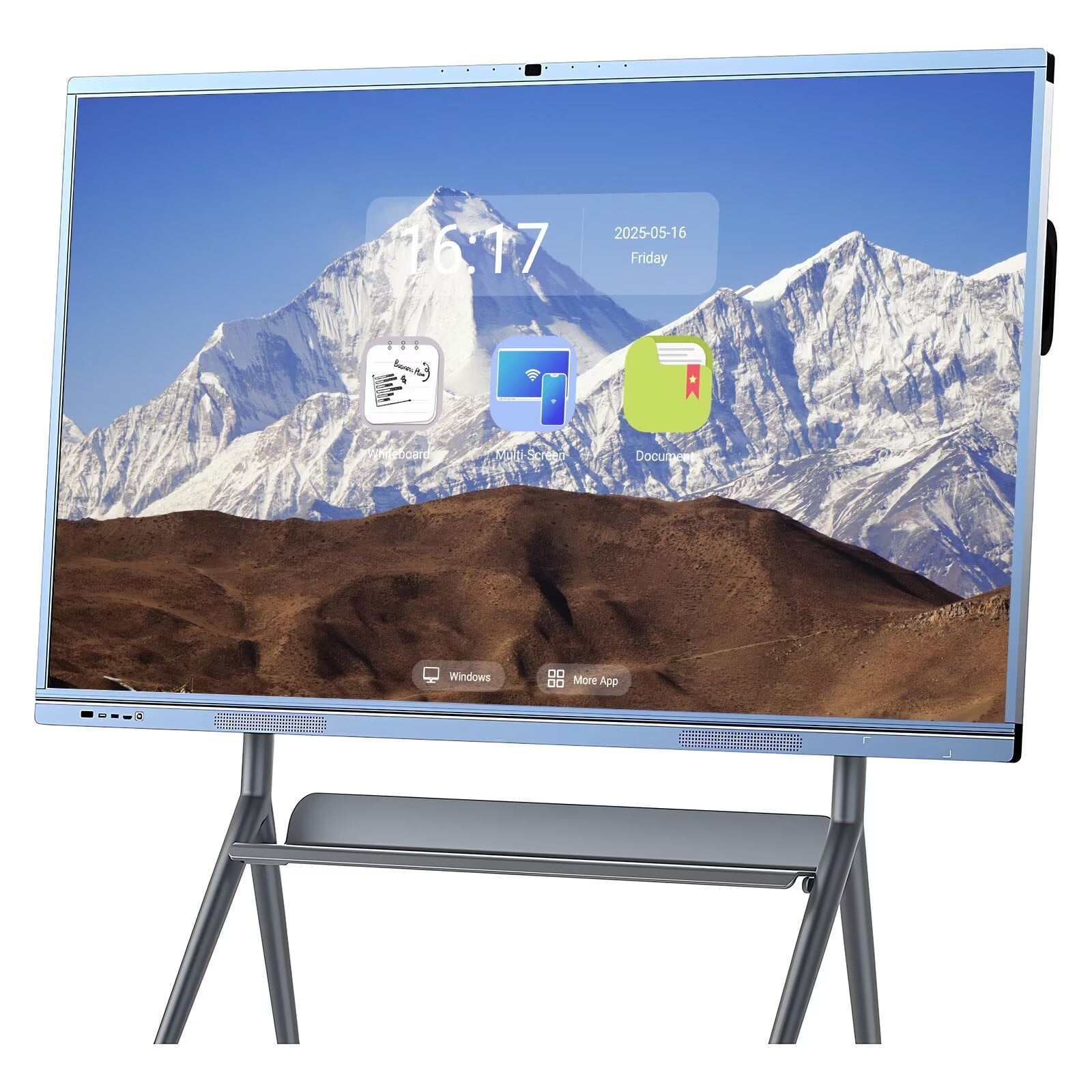 BELNET 65 Inch Ultra HD Smart TV with Built-in Wi-Fi & Camera Dual OS System Multi-Touch Living Room Home Theater​(Include Wall Mount)