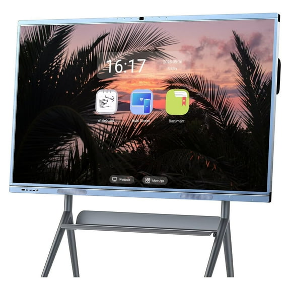 BELNET 65'' Smart Board 1080P Digital Signage Player Android 12 Whiteboard with Camera for Retail Ads & Education