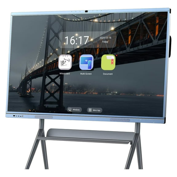 BELNET 65'' Smart Board Electronic Whiteboard Touch All-in-One Digital Signage Solution Android Interactive with Email/Social Media IntegrationCamera